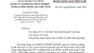 V/v tuyên truyền kết quả Hội nghị lần thứ hai Ban Chấp hành Trung ương Đảng khóa XIV và những thành tựu nổi bật của Đất nước trong 5 năm (2021 – 2025)